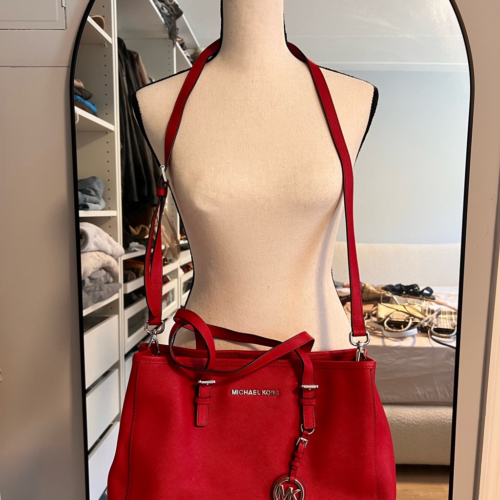 Michael Kors Vibrant Red Shoulder Bag